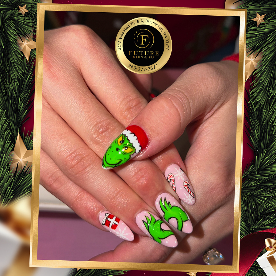 xmas nail